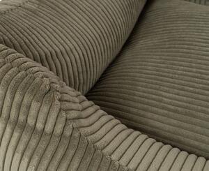 Cuccia per cani Knuffelwuff in velluto a coste con carattere intrecciato a mano Olivia XXL 120 x 85 cm Khaki