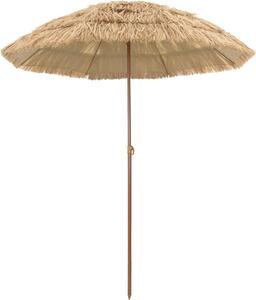 Ombrellone da Spiaggia Naturale 160 x 160 x 196 cm