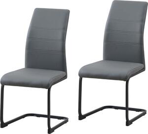 Set di 2 sedie a dondoloPoliuretanogrigio SallyP HTI-Line