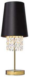 GTV - Lampada da tavolo NESTO 3 , 6090, AC220-240V, 50/60Hz, 1*E27, max.40W, ø 20 cm, nero/oro
