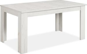 Homestyle4u Tavolo da pranzo allungabile bianco Tavolo da sala da pranzo Tavolo da cucina 160x90 cm