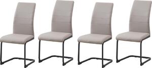 Set di 4 sedie a dondoloPoliuretanocappuccino SallyP HTI-Line