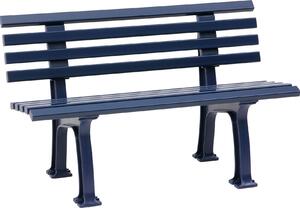 Panchina da giardino in plastica IBIZA 120 cm di BLOME, blu scuro