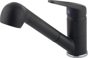 Franke Novara-Plus miscelatore in ottone con doccetta estraibile Onyx 1150692886