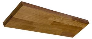 Pannello decorativo da soffitto in legno di rovere nodoso oliato, 200 mm x 700 mm