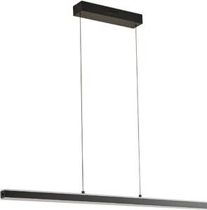 Lucande Pendolo LED a sospensione, nero, alluminio, 120 cm