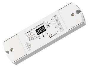 Ricevitore/dimmer LED wireless DOTLUX Tecnologia Fusion con funzione stand-alone integrata 4x5A 12-24V DC per strisce LED multicolore