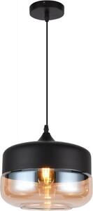 Plafoniera nera "Lender 2" 240V E27 Ø 25 cm