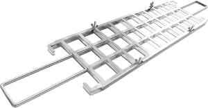 Pinza per bistecche in acciaio inox per grill verticale B 50 cm