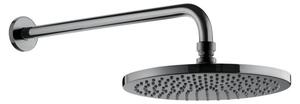 Omnires WGSET1NI Soffione doccia con braccio da 25 cm, nichel