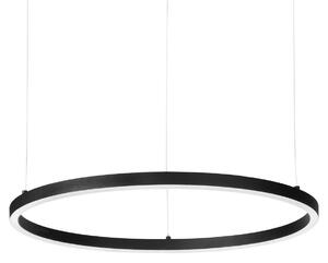 Plafoniera Oracle Collezione ORACLE LED 40W Luce Calda 3000K Nero Ideal Lux
