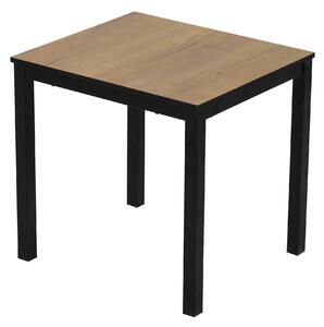 Tavolo allungabile 80-120 cm | tavolo da pranzo per 4-6 persone cucina moderna e sala da pranzo design in legno colore: rovere