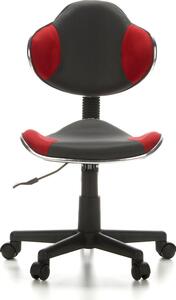 Hjh OFFICE sedia girevole per bambini KIDDY GTI-2 sedia da scrivania per bambini regolabile in altezza senza braccioli in tessuto
