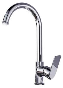 Solidchoice - Rubinetto da cucina interamente in ottone, con design anti-schizzi