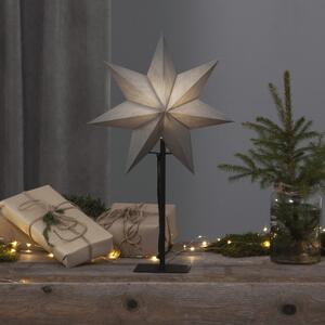 Star Trading Ozen, figura decorativa luminosa, grigia, per creare atmosfera, grado di protezione IP20, flessibile, a forma di stella
