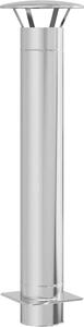Estensione Camino Argento 35 x 35 x 132 cm Acciaio inossidabile