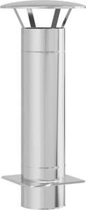 Estensione Camino Argento 35 x 35 x 82 cm Acciaio inossidabile