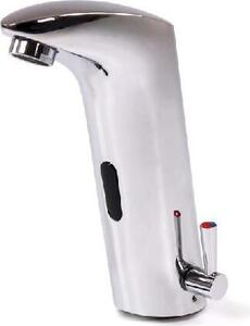 Jet Dryer Sensor Faucets - Miscelatore per lavabo a sensore, a batteria, cromo 8596220009319