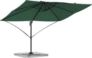 Ombrellone Verde 351 x 250 x 260 cm Poliestere e Alluminio
