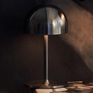 Lampada da tavolo a LED ricaricabile Sirius Tim esterno 22 cm nichel nero