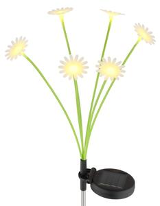 Globo 36090 - Lampada solare a LED 6xLED/0,06W/3V IP44 a forma di fiore