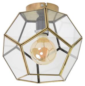 Lampada da soffitto Geo Ø20 x 20 in ottone anticato