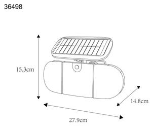 Globo 36498 - Lampada solare LED con sensore LED/10W/3,7V IP44