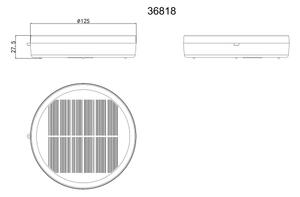 Globo 36818 - Lampada solare portatile LED/3W/3,7V IP54