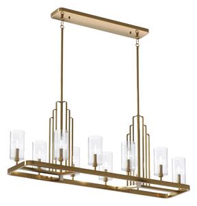 Quintiesse QN-KIMROSE10-BNB - Lampadario a stelo KIMROSE 10xE14/40W/230V oro