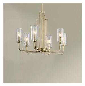 Quintiesse QN-KIMROSE6-BNB - Lampadario a stelo KIMROSE 6xE14/40W/230V oro