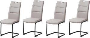 Set di 4 sedie a dondoloPoliuretanocappuccino DannyP HTI-Line