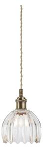 Markslöjd 109136 - Lampada a sospensione su cavo GOTA 1xE14/40W/230V ottone/trasparente