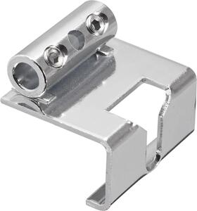 Gancio di chiusura, acciaio nichelato, 1 pezzo | adatto per l'apertura sopraluce GEZE OL 90 N / OL 95 per finestre