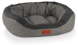 Cuccia per cani BedDog PRINS PREMIUM in resistente tessuto Alicante, STEEL-GREY (grigio), L