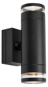 Markslöjd 109104 - Lampada da parete per esterni dimmerabile a LED LUNO 2xLED/4,9W/230V IP65 nera