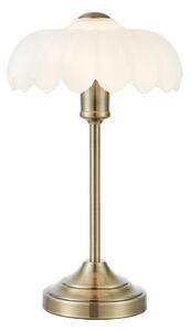 Markslöjd 109179 - Lampada da tavolo KURAGE 1xE27/60W/230V ottone/bianco