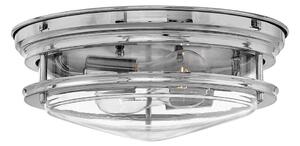 Quintiesse QN-HADRIAN-FS-CM-CLEAR plafoniera da esterno HADRIAN 2xE27/40W/230V IP44 cromo