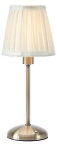 Markslöjd 109126 - Lampada da tavolo LED dimmerabile ricaricabile ANNO 1xE14/2W/2000 mAh bianca/ottone