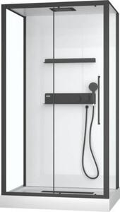 Aurlane CAB233, Nero, Bianco, 900 mm, 1150 mm, 2170 mm