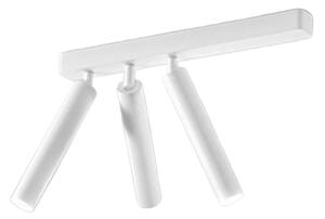 Plafoniera perenz bambu' 8244 b lc led 3185lm metallo bianco opaco orientabile - Perenz