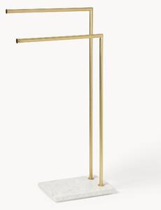 Porta asciugamani con base in marmo Simba