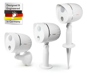 Technaxx TX-107, lampada da parete per esterni, bianca, LED, 3,3 W