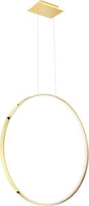 Lampada a sospensione RIO 78 oro lucido LED 3000K 1xLED 32W alluminio 150x16x78cm Thoro Lighting