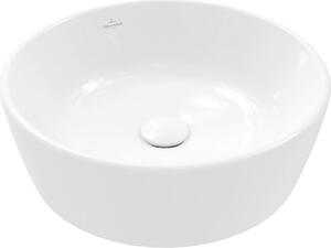 Villeroy & Boch Architectura - Lavabo da appoggio, diametro 450 mm, con sfioratore, bianco alpino 5A254501
