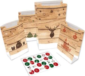Calendario dell'Avvento ROTH 24 sacchetti dell'Avvento "Hygge-Style