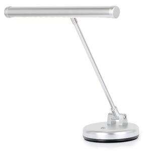 PROLINE Lampada LED per pianoforte, modello deluxe, colore argento