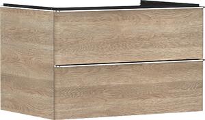 Hansgrohe Xelu Q Meuble sous-lavabo, 780x550, 2 tiroirs, pour console avec vasque à poser, 54076000, 54076000