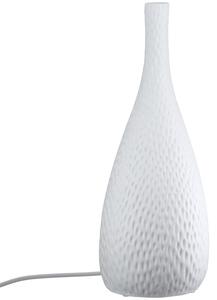 Lampada da tavolo ZAPPO - bianca - porcellana - altezza 32 cm x Ø 13 cm - lampada decorativa
