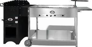 Stazione barbecue Batyr sistema modulare per barbecue per kazan e shashlik