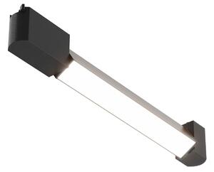 Maytoni apparecchio lineare per sistema a binario monofase UNITY base rossa LED incl. nero in alluminio e plastica 12W per cucina, camera da letto